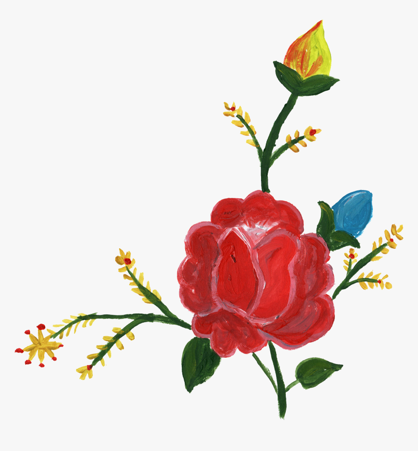 Frame Transparent Flower Corner, HD Png Download