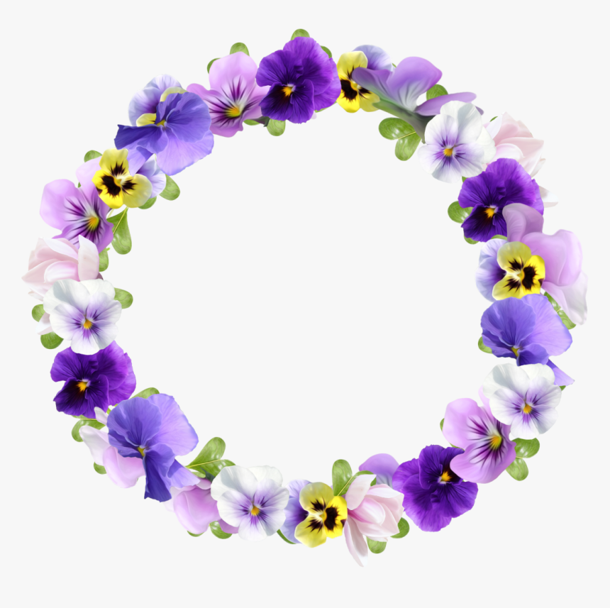 Banner Freeuse Library - Цветы Круг Пнг, HD Png Download