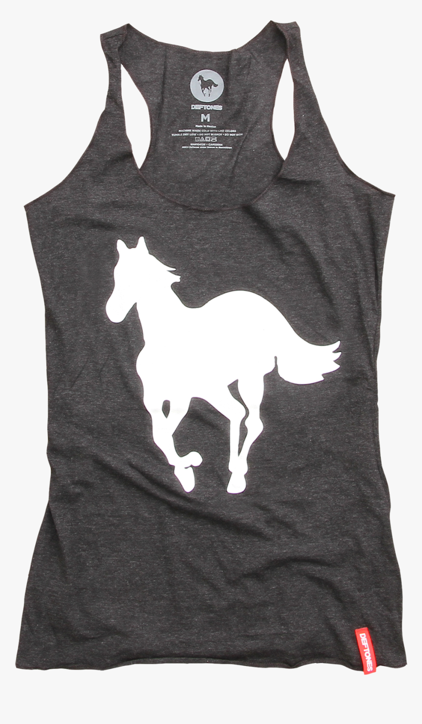 White Pony Racer Back Women S Black Tank Top - Deftones White Pony Cd, HD Png Download