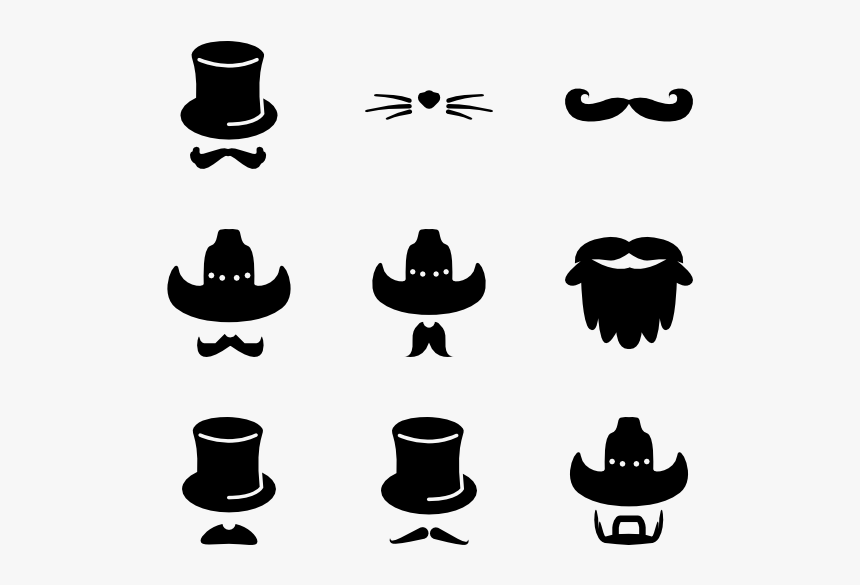 Moustaches - Costume Icons Png, Transparent Png