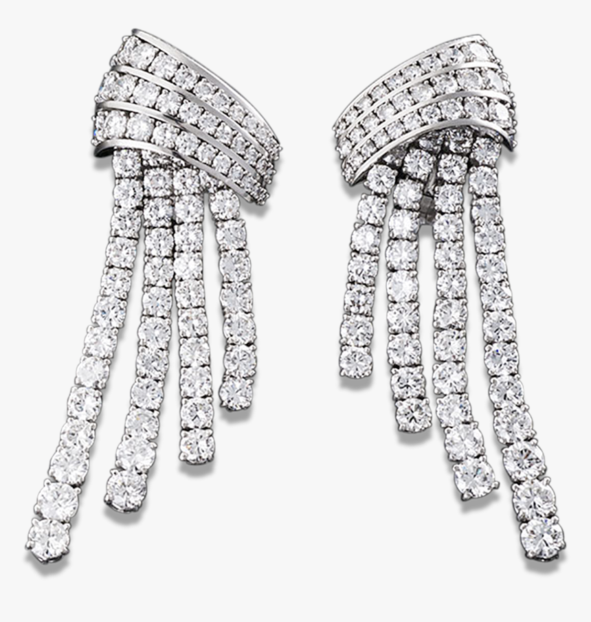 Diamond Dangle Earrings,, HD Png Download
