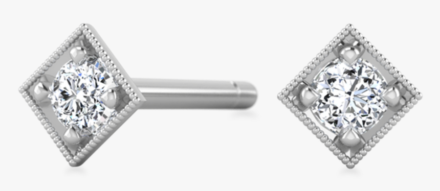 X1https - //cdn10 - Bigcommerce - Square Wg Wb 54199 - Earring Diamond, HD Png Download