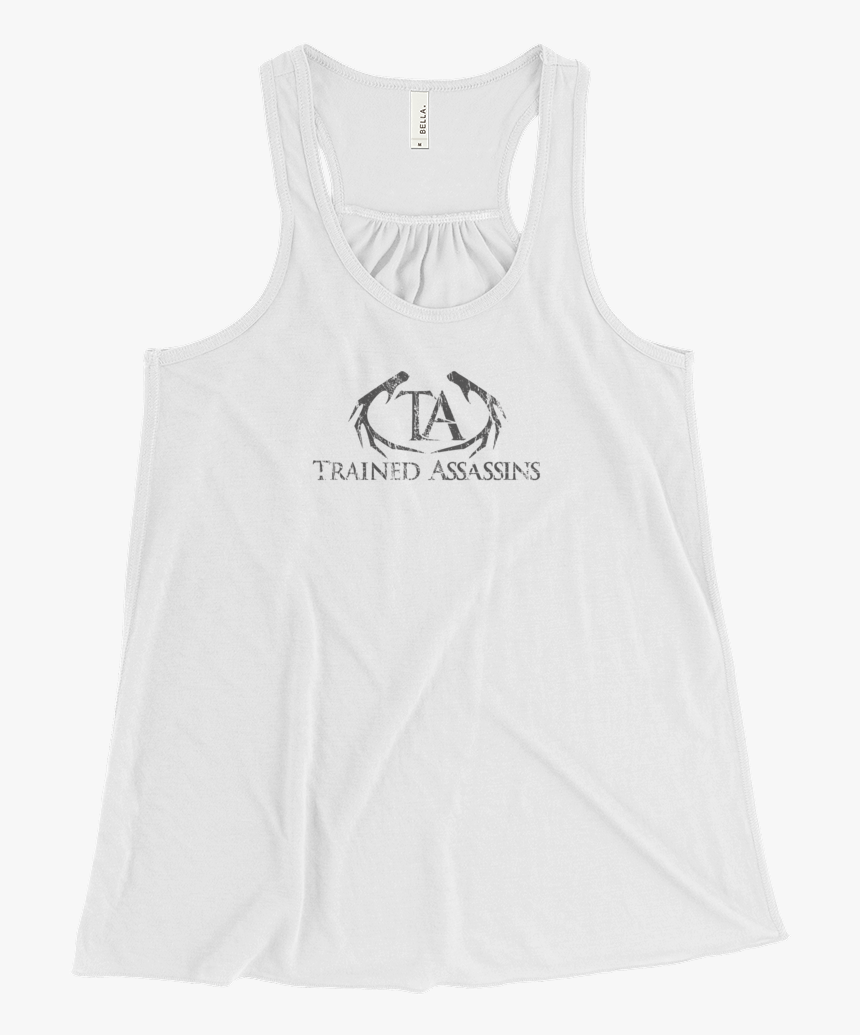 Tat Distressed Black Full Mockup White - Active Tank, HD Png Download
