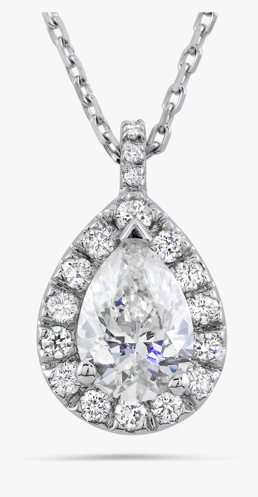 Diamond Pendant - Diamond Pendant Necklace, HD Png Download