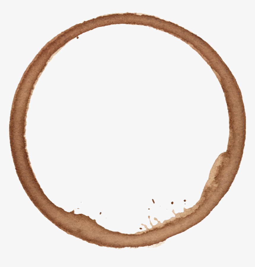 Coffee Stain Ring Png, Transparent Png