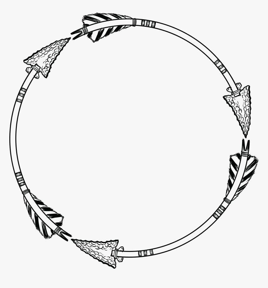 Tribal Circle Png - Circle Photo Frame Transparent, Png Download