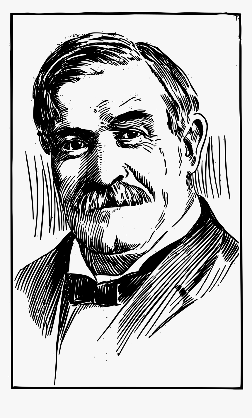 Smiling Mustache Man Clip Arts - Smiling Man With Mustache, HD Png Download