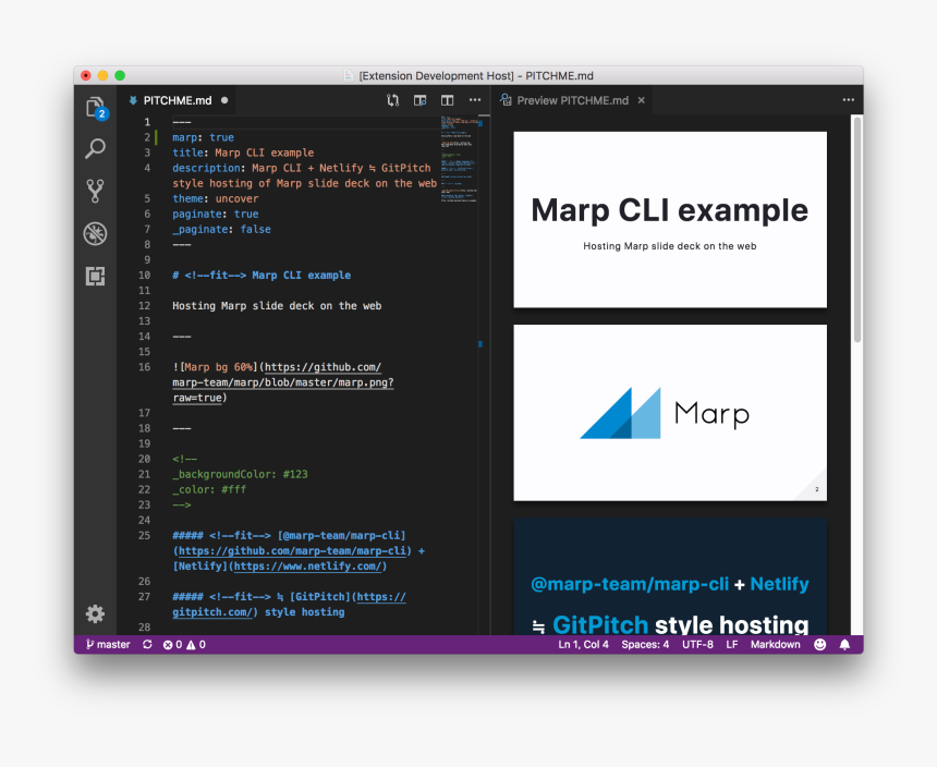 Markdown Slides, HD Png Download