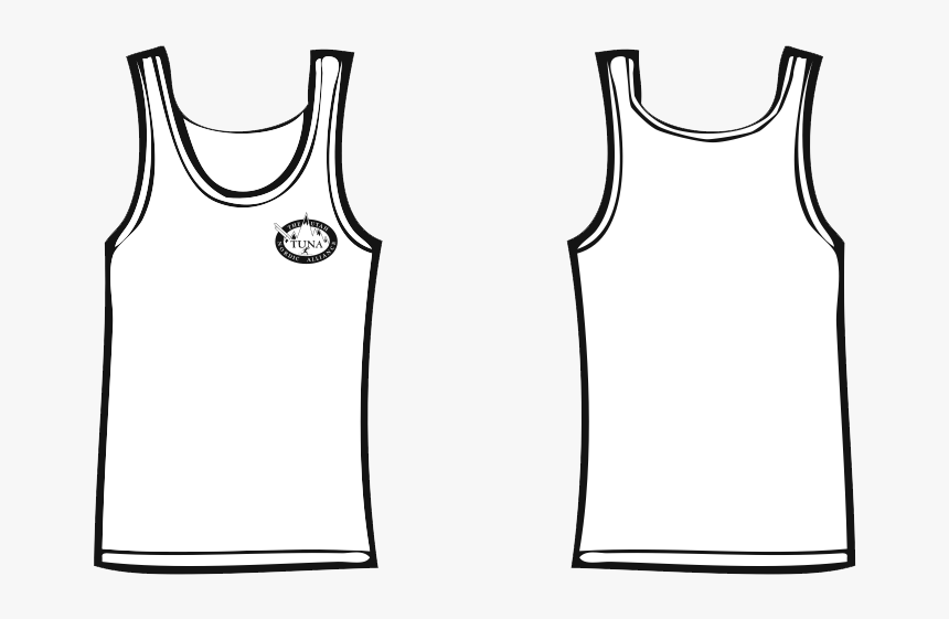 Tuna White Tank Top - White Tank Tops Png, Transparent Png