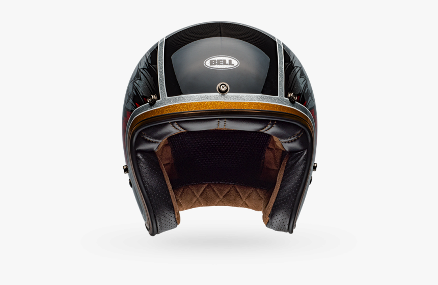 Bell Custom 500 Carbon Osprey Gloss Black Helmet - Front Motorcycle Helmet Png, Transparent Png
