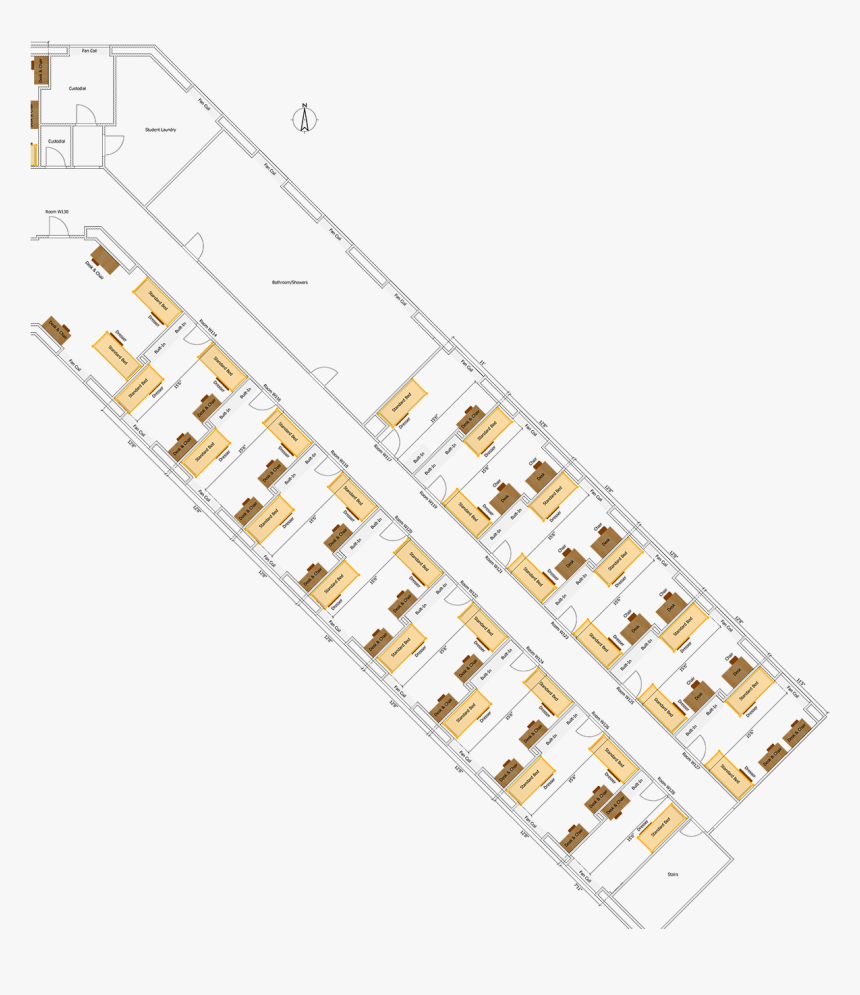 Westerlin First Floor Right Side - Plan, HD Png Download