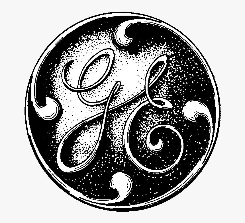 Early General Electric Logo 1899 - General Electric Logo 1900, HD Png Download