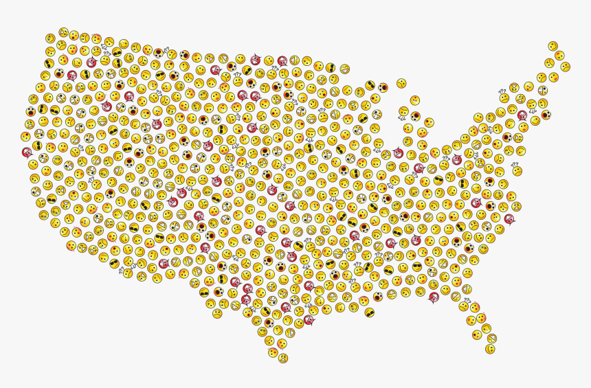 This Free Icons Png Design Of United States Smileys - Blank Editable Congressional District Map, Transparent Png