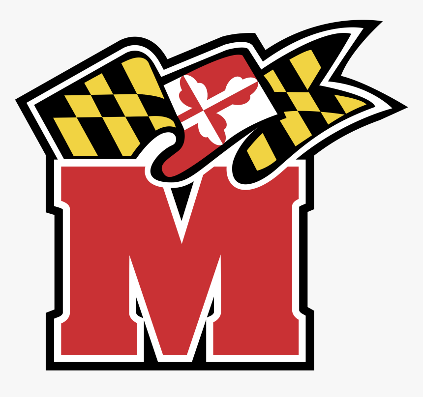 Maryland Terps Logo Png Transparent - University Of Maryland Flag Logo, Png Download