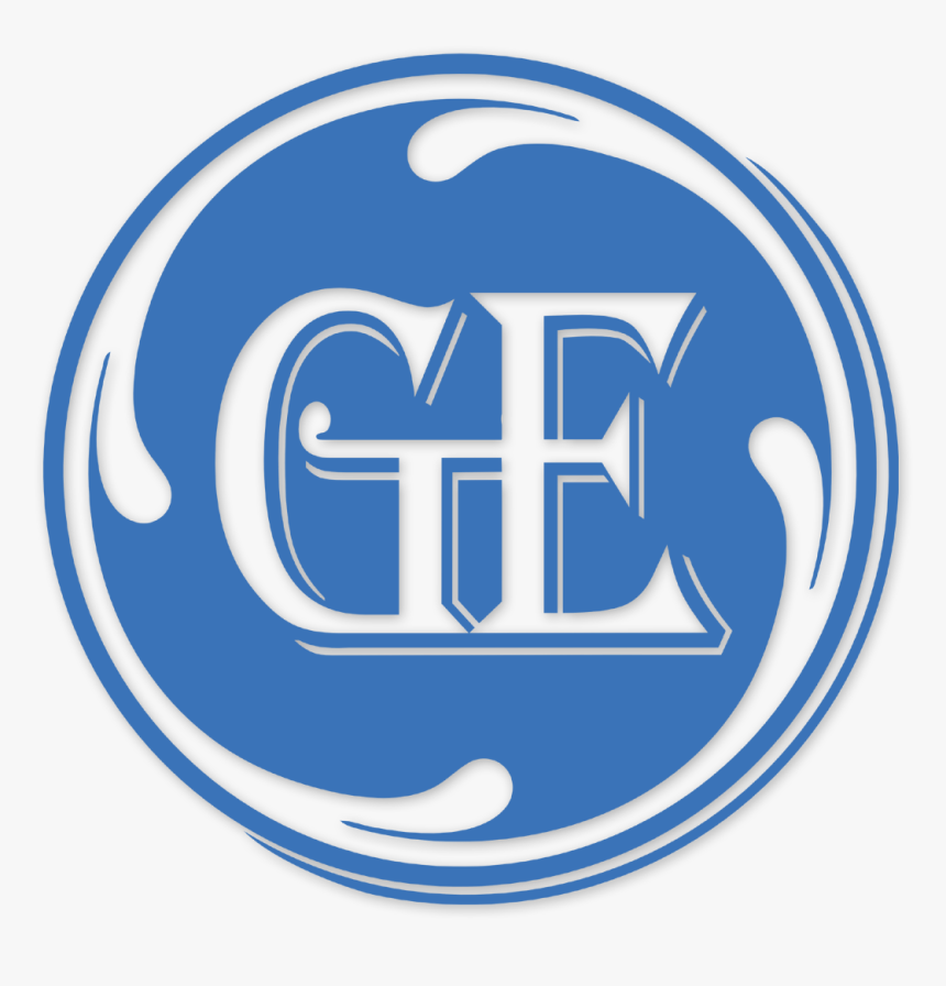 Ge Logo In Algerian Font - Emblem, HD Png Download