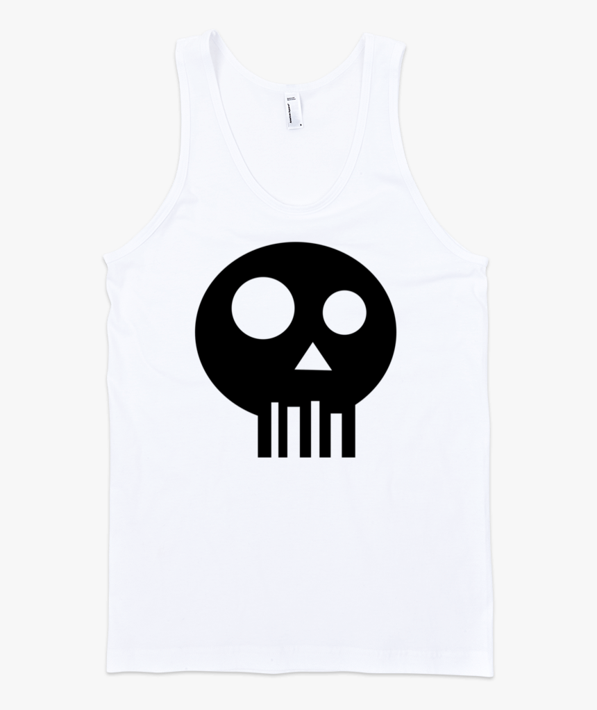 Black Heart Fine Jersey Tank Top Unisex - Heart, HD Png Download