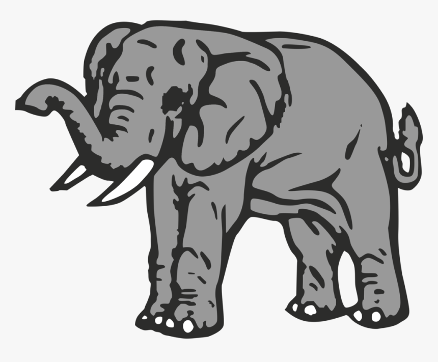 Art,carnivoran,indian Elephant Coat Of Arms Elephant, HD Png Download