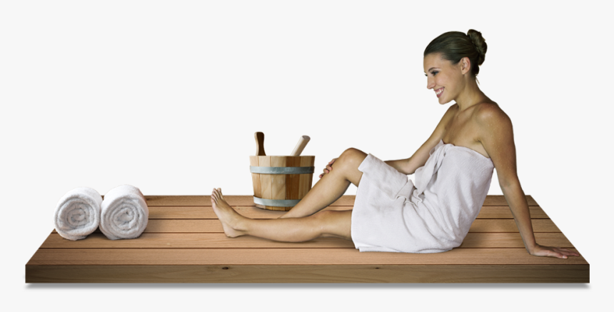 Sauna - Mulher No Banho Png, Transparent Png
