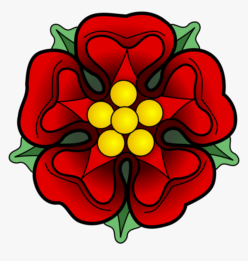 Heraldic Rose Big Image - Tudor Rose Large, HD Png Download