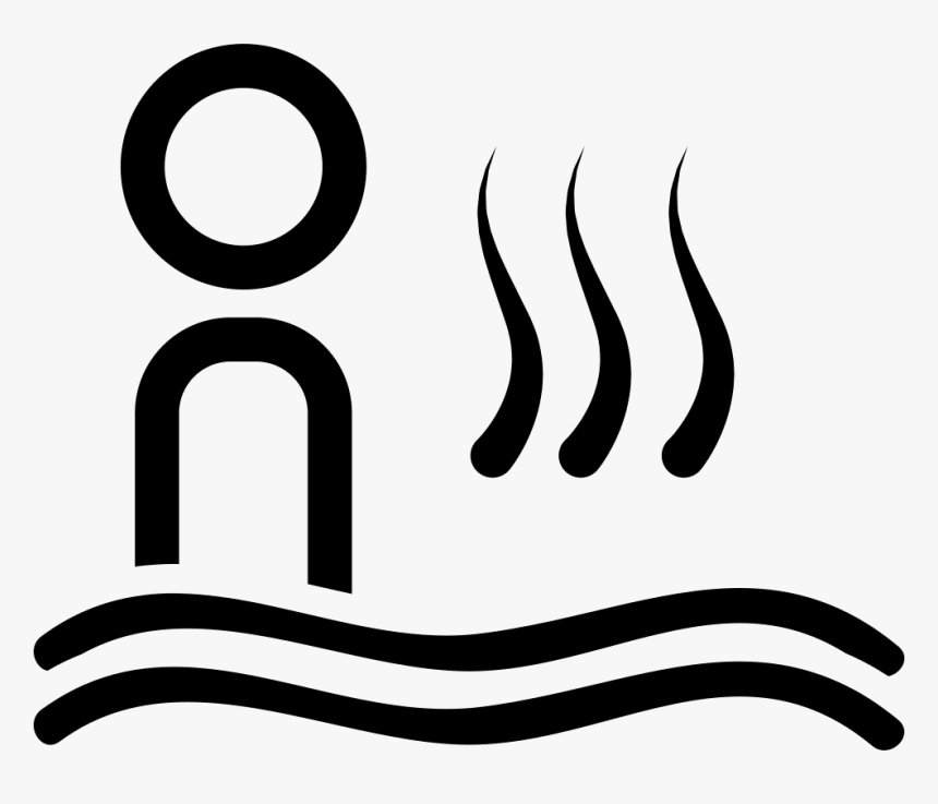 Person Sweating In A Sauna - Icono De Jacuzzi Png, Transparent Png