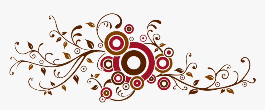 Ivy, Swirl, Fall, Design, Circle, Vine, Leaves, Autumn - Flower Swirl Vector Png, Transparent Png