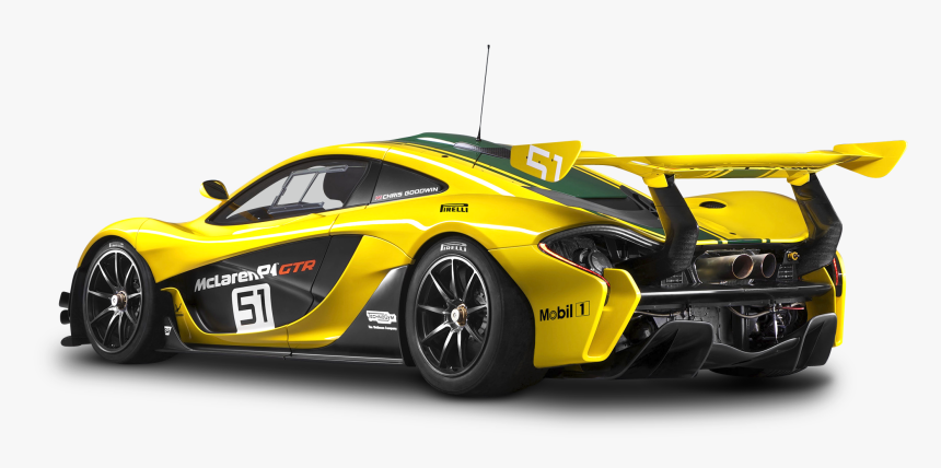 Yellow Mclaren P1 Gtr Car - Mclaren Png, Transparent Png