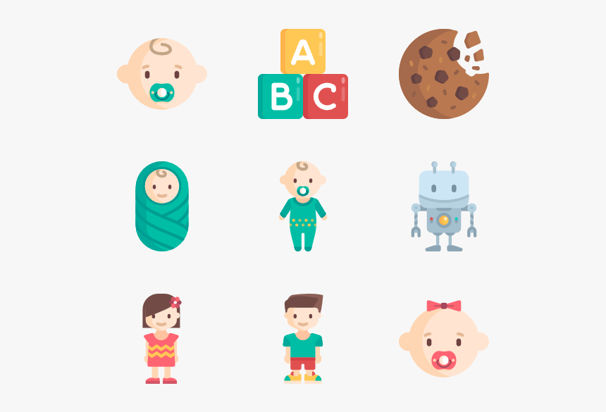 Baby Icon Elements, HD Png Download