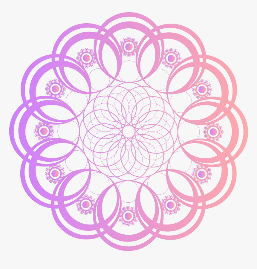 Transparent Purple Swirls Clipart - Vector Pink Png, Png Download