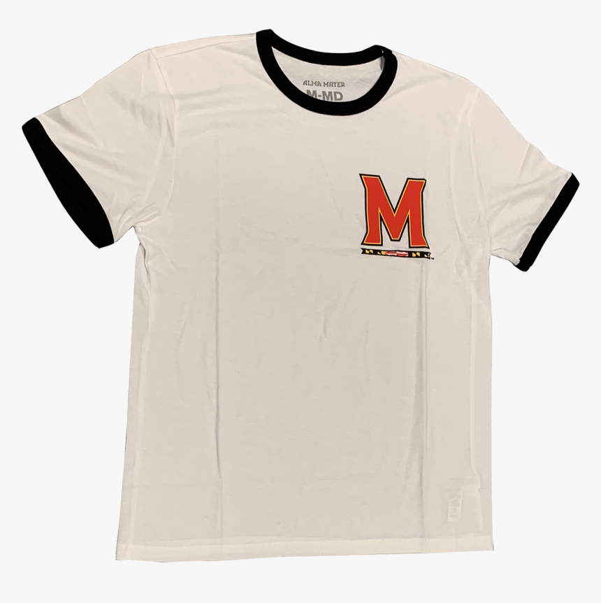 University Of Maryland Terrapins Men S Ringer Tee 
 - Active Shirt, HD Png Download