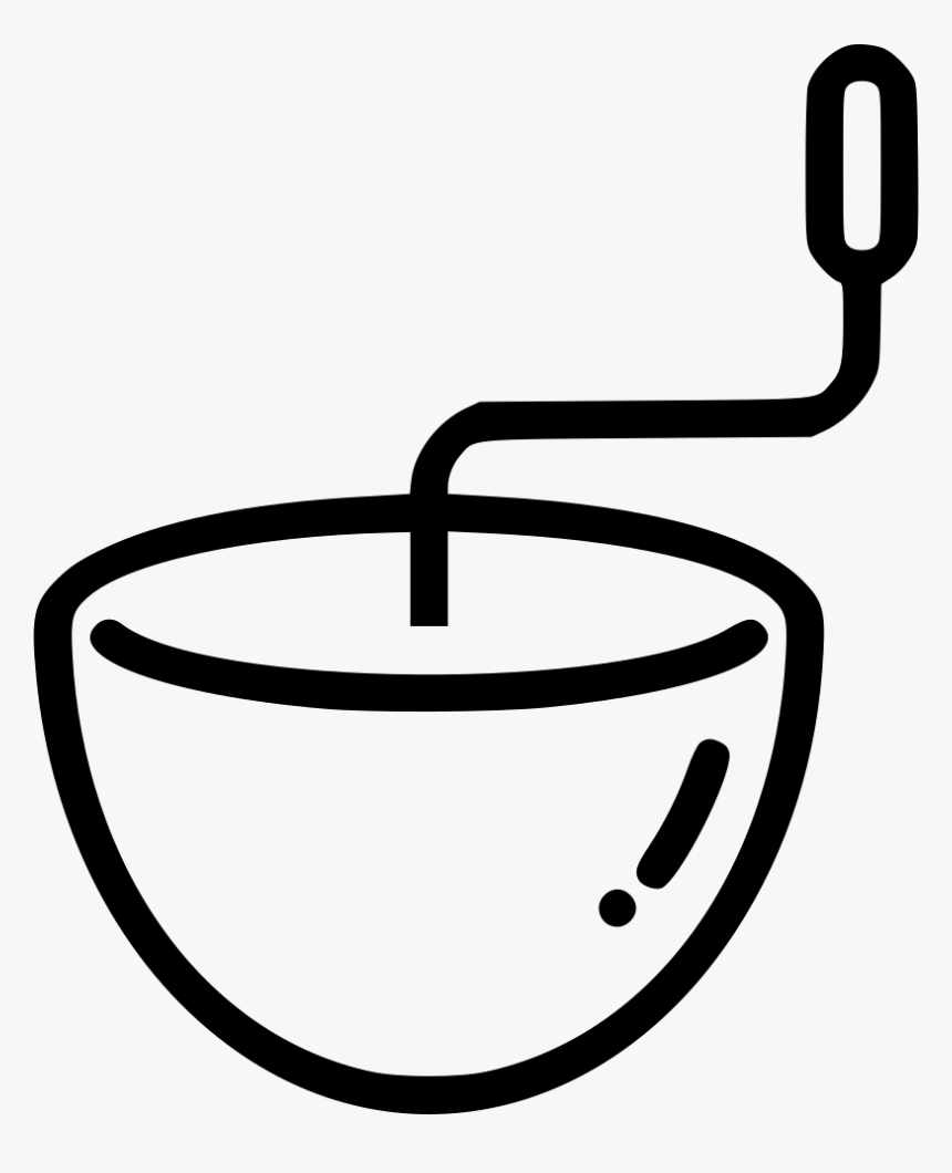 Coffee Grind Bowl Mix Mortar - Icon, HD Png Download
