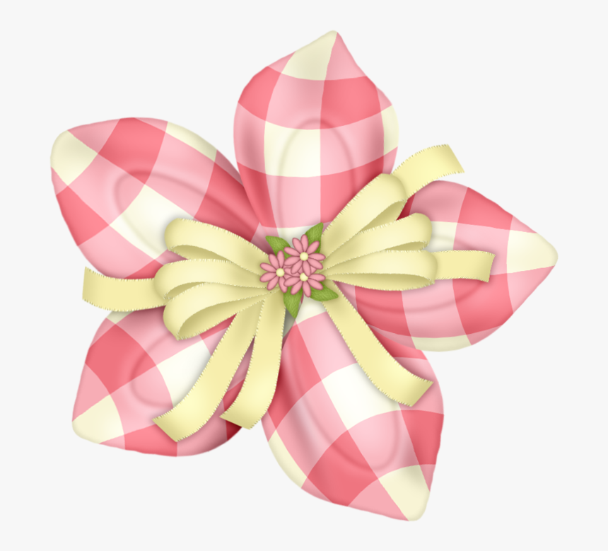 Flower Clipart, Fabric Flowers, Scissors, Vanilla, - Construction Paper, HD Png Download