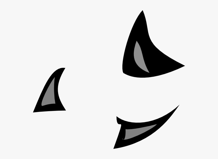 Transparent Fish Clipart Black And White - Fish Fins Clipart, HD Png Download