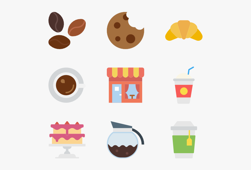 Coffee Shop - Flat Icon Coffee, HD Png Download