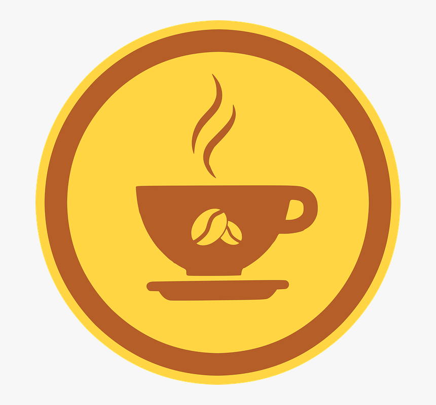 Coffee, Cup, Logo, Icon, Drink, Cafe, Restaurant, Hot - Coffee, HD Png Download
