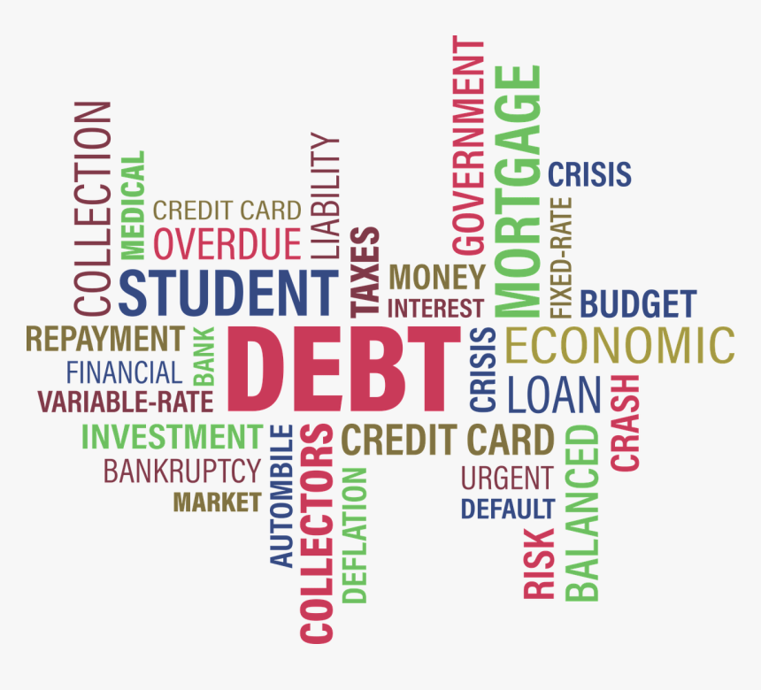 Debt Word Cloud - Debt Management, HD Png Download