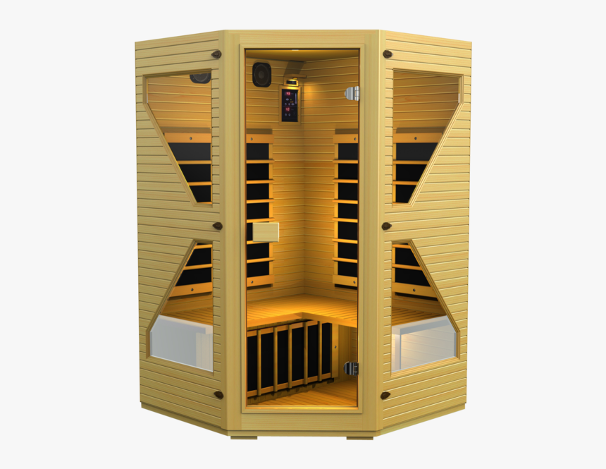 Buy Jnh Commercial Corner Carbon Far Infrared Sauna - Plywood, HD Png Download