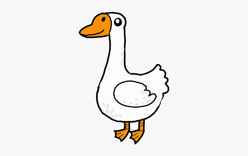 Goose Drawing, HD Png Download
