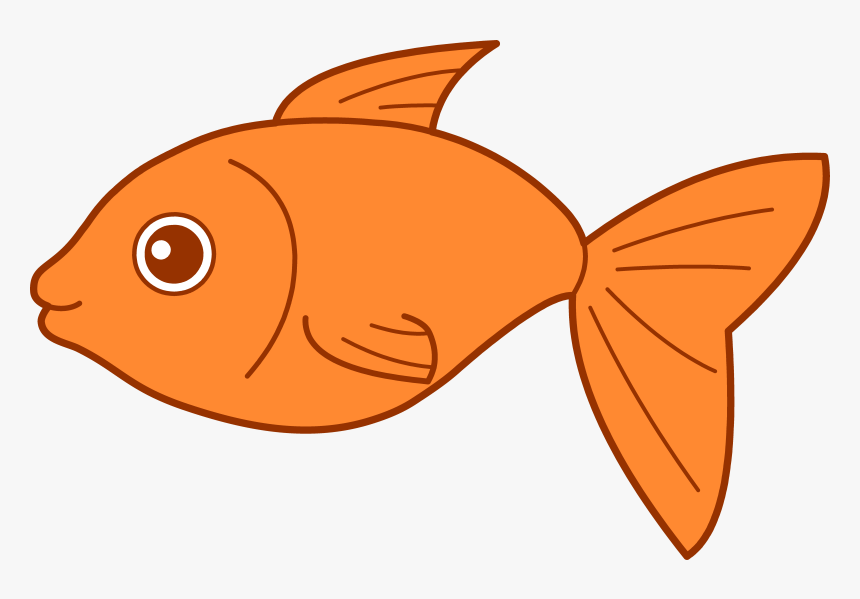 Clip Art Cartoon Fish Clip Art - Goldfish Clipart, HD Png Download