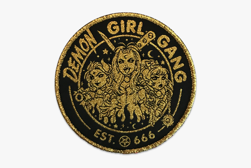 Demon Girl Gang Patch - Emblem, HD Png Download