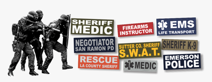 Fast Service And Low Prices On Custom Made Identification - Ems Velcro Patches, HD Png Download