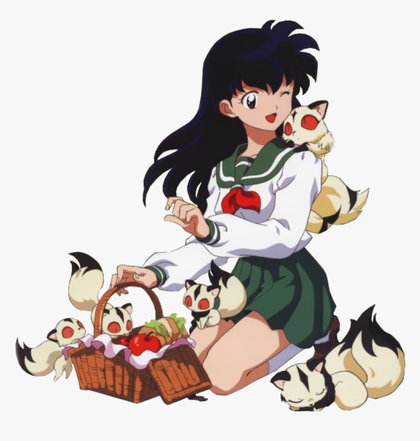 Transparent Inuyasha Clipart - Kagome Higurashi, HD Png Download