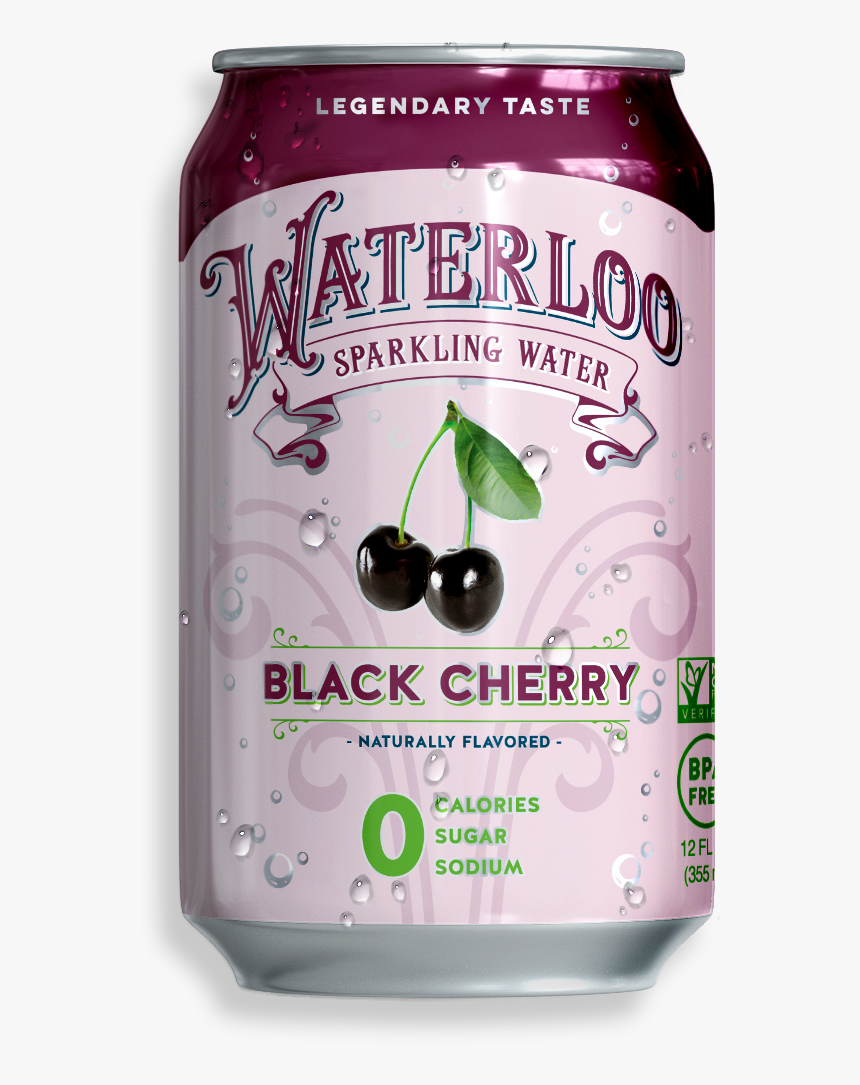 Can Blackcherry - Waterloo Sparkling Water Black Cherry, HD Png Download