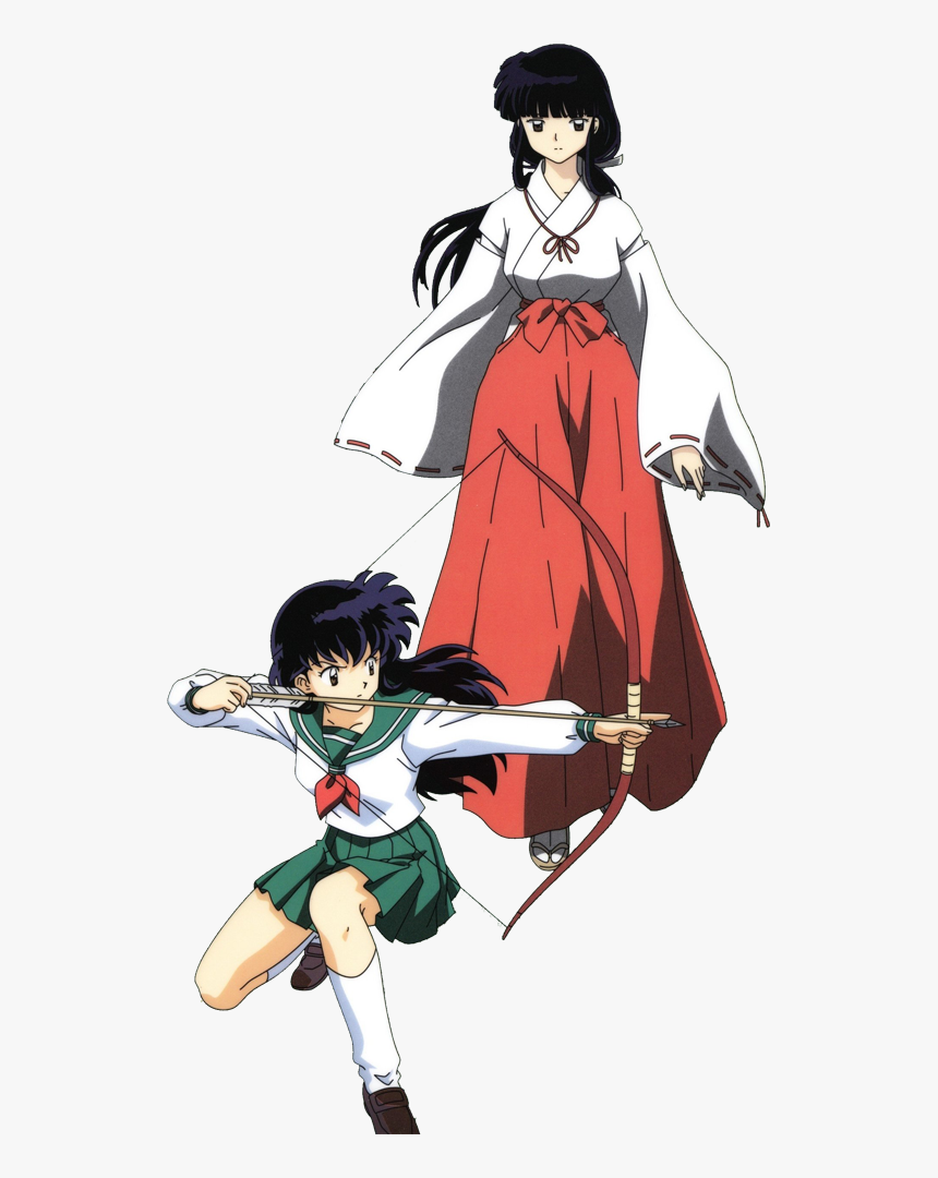 Kikyo Y Kagome Png, Transparent Png , Transparent Png Image - PNGitem, image size:860x1080