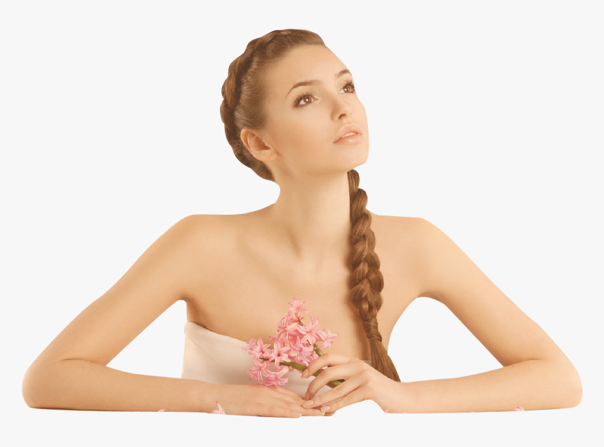 Woman Flower, HD Png Download