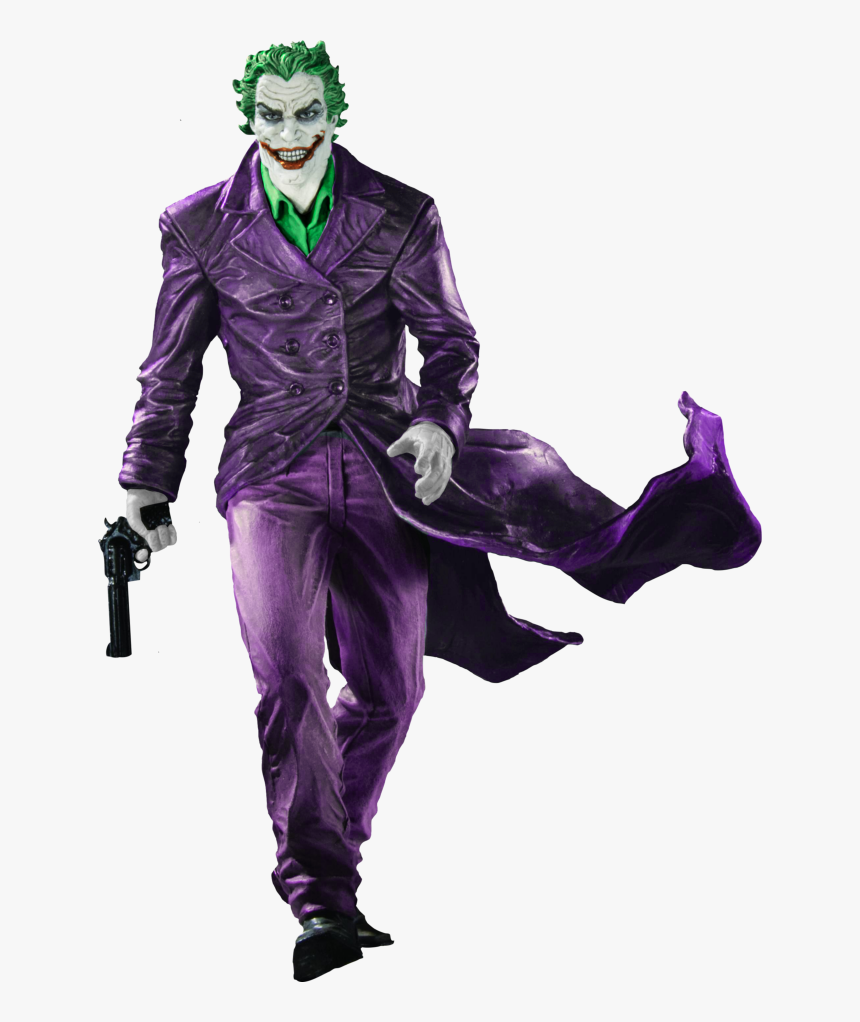 Joker Batman Png Image - Joker Black And White Statue, Transparent Png