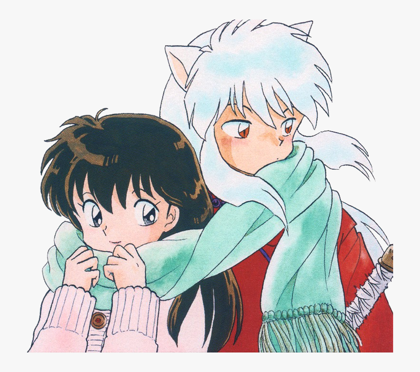 Inuyasha And Kagome Scarf, HD Png Download