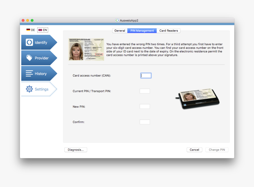 Transparent Id Card Png - Neuer Personalausweis, Png Download