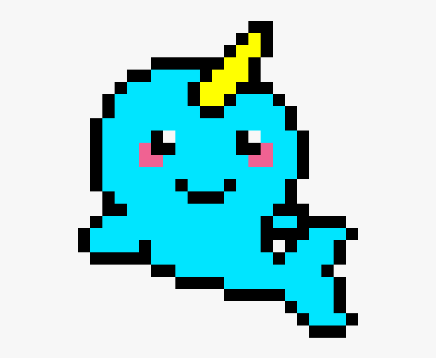 Pixel Art Narwhal , Png Download - Cute Pumpkin Pixel Art, Transparent Png
