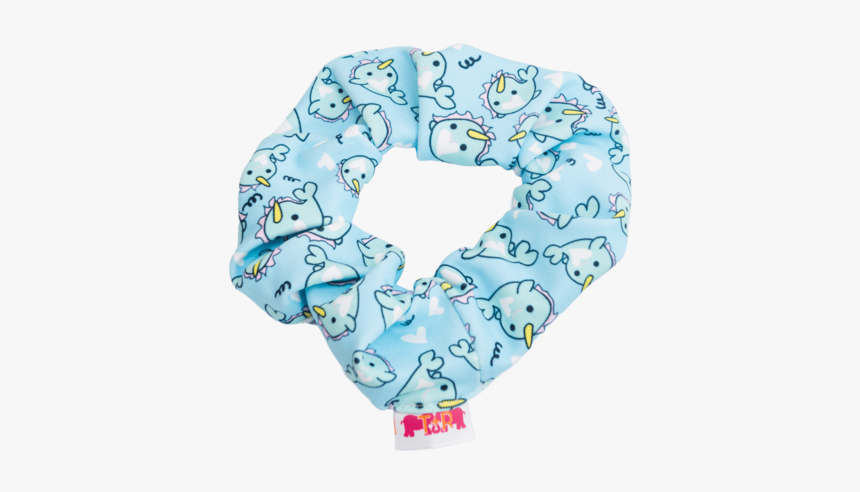 Nelly The Narwhale Scrunchie - Scarf, HD Png Download