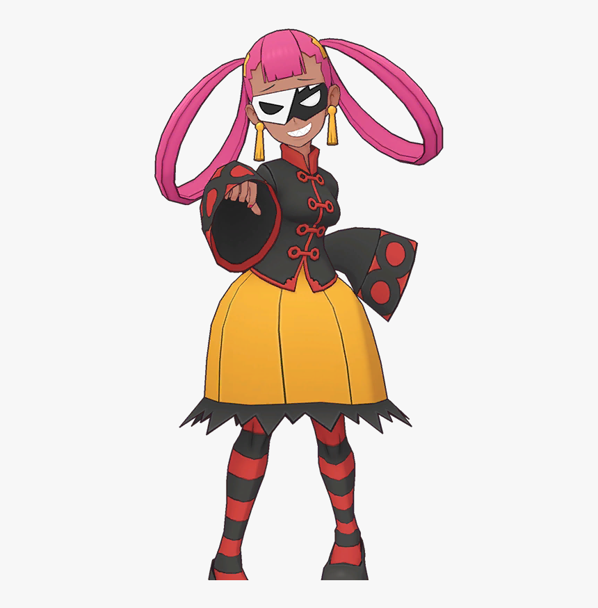 Spr Masters Masked Punk Girl - Punk Girl Pokemon Masters, HD Png Download